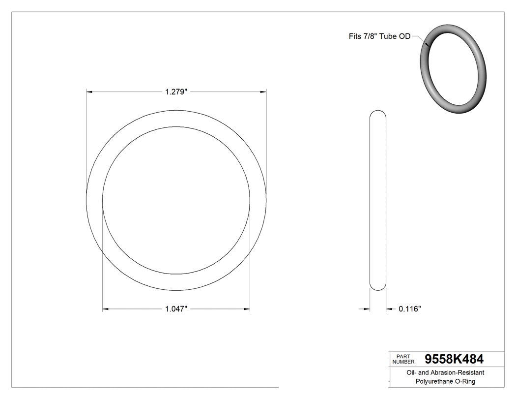 Technical drawing - 9558K484